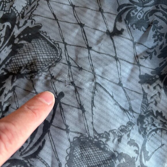 Metal Mulisha Maidens Tank top Screen Print Front and Sheer Back Sz Medium - Picture 6 of 8